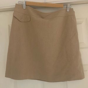 Wool skirt camel color